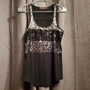 Womens sequins tank